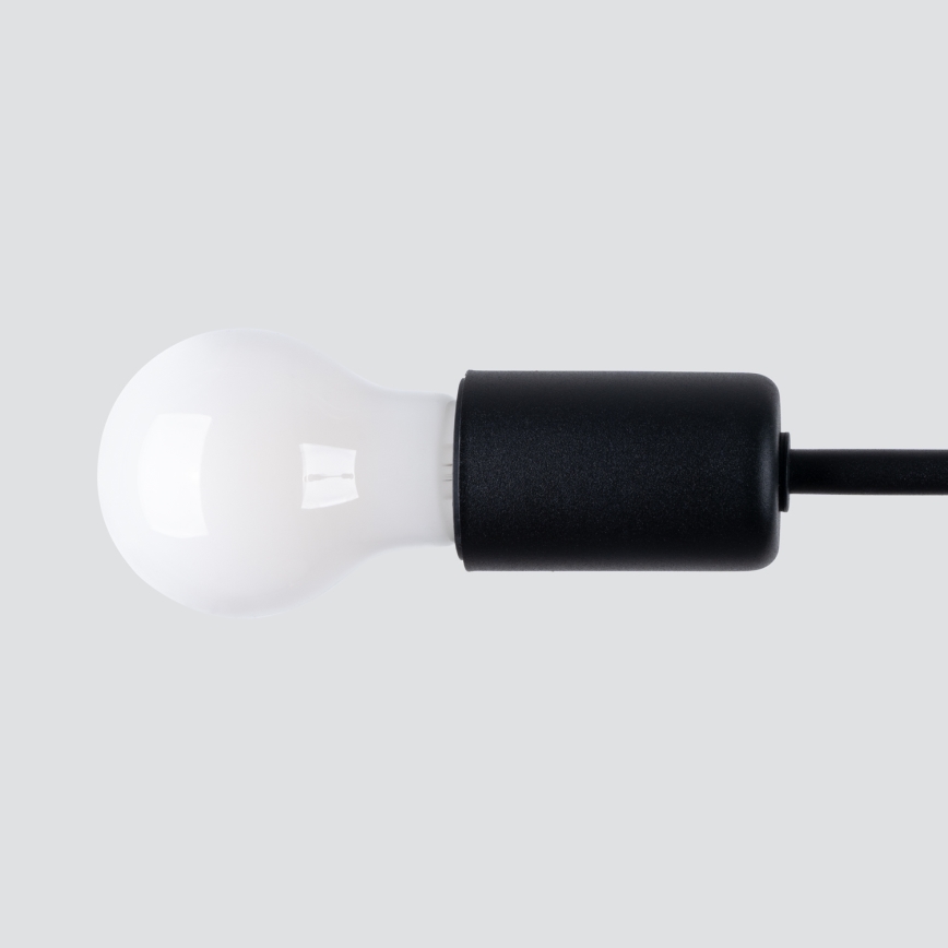 Pendelkrona NORAH 3xE27/15W/230V svart