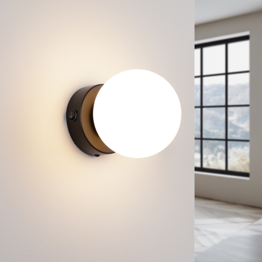 Vägglampa YOLI 1xG9/8W/230V svart