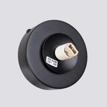 Vägglampa YOLI 1xG9/8W/230V svart