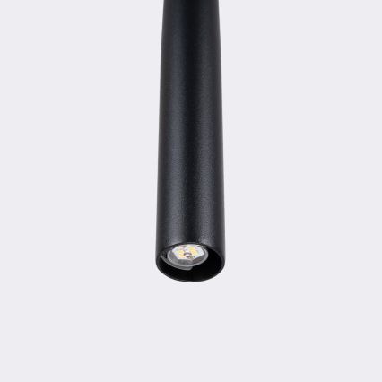 Ljuskrona med textilsladd BLISS 1xG9/8W/230V svart