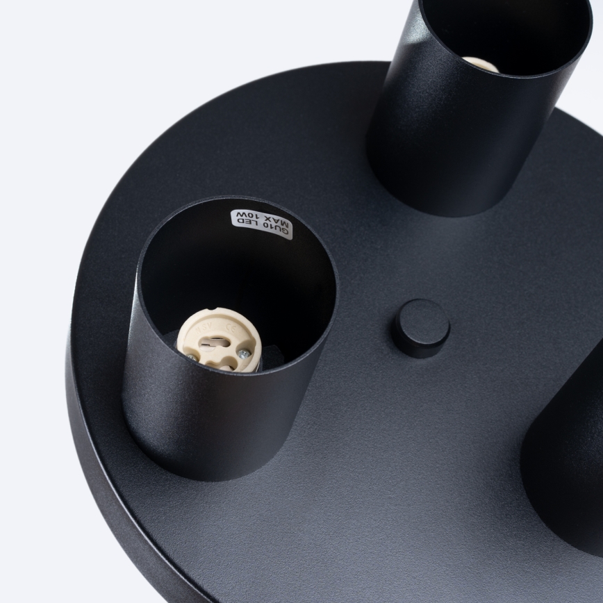 Spotlight LAGOS 3xGU10/10W/230V svart