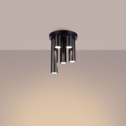 Spotlight LAGOS 5xGU10/10W/230V svart