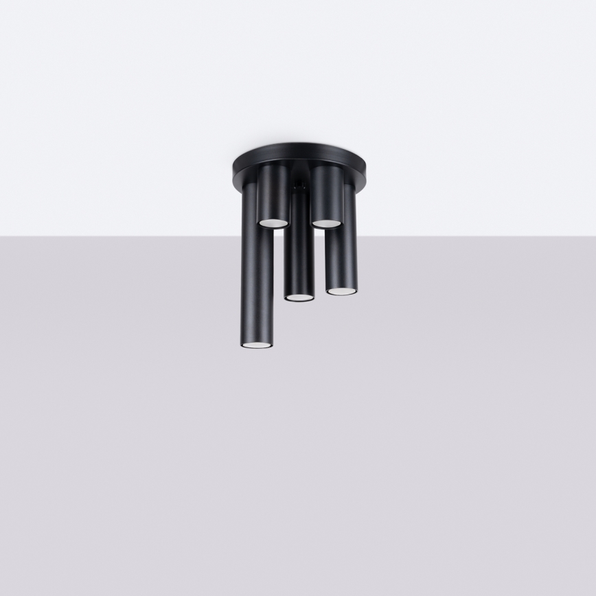Spotlight LAGOS 5xGU10/10W/230V svart
