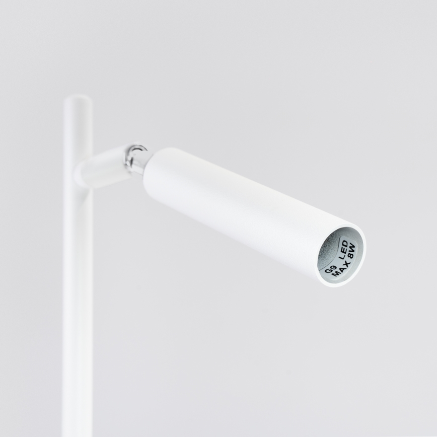 Bordslampa PASTELO 1xG9/8W/230V vit