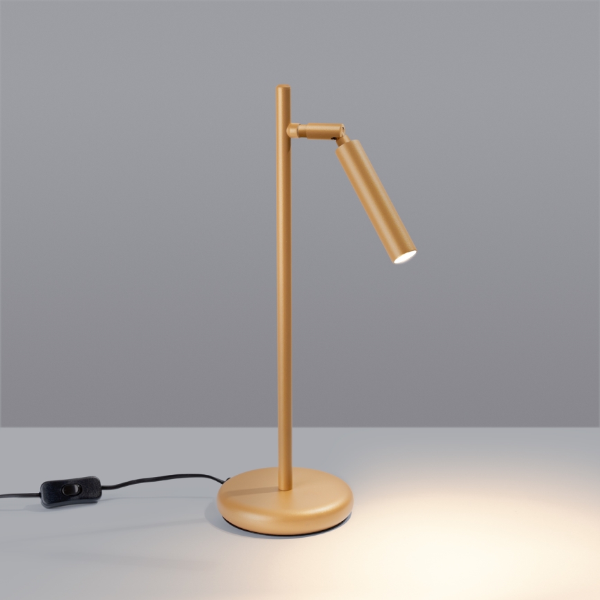 Bordslampa PASTELO 1xG9/8W/230V guld