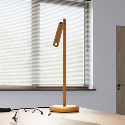 Bordslampa PASTELO 1xG9/8W/230V guld