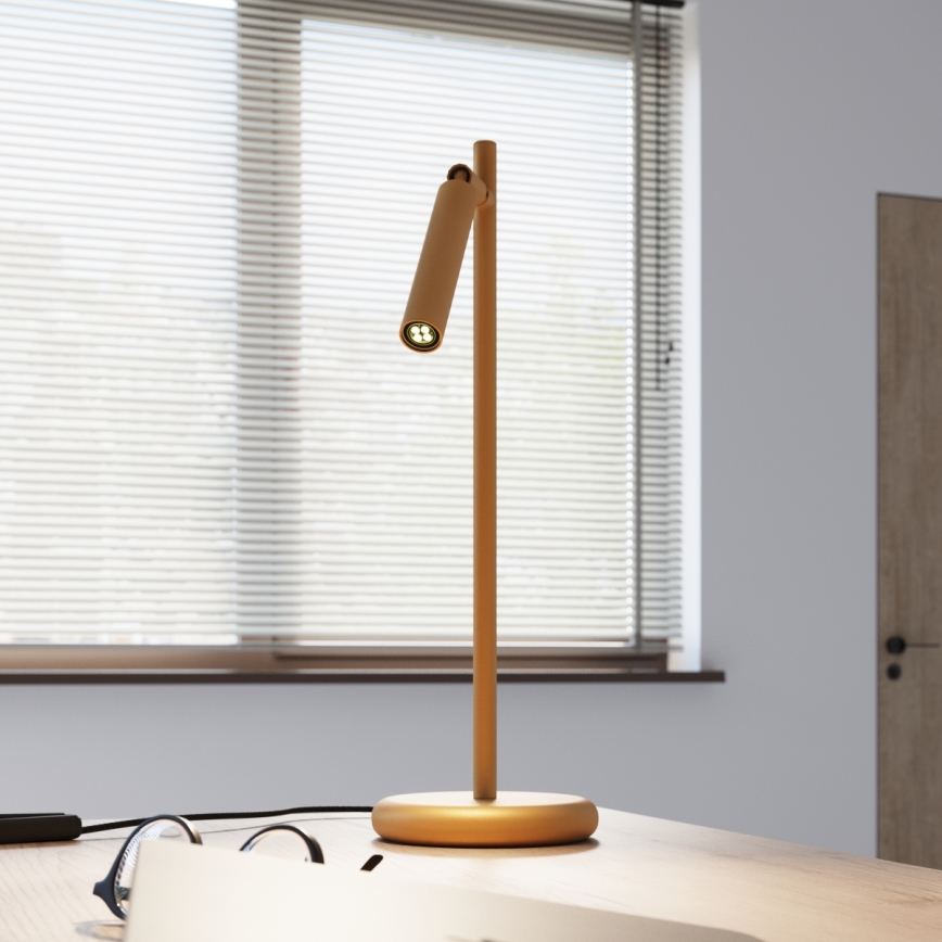 Bordslampa PASTELO 1xG9/8W/230V guld