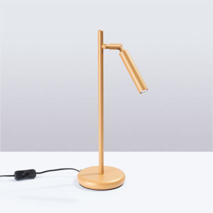 Bordslampa PASTELO 1xG9/8W/230V guld