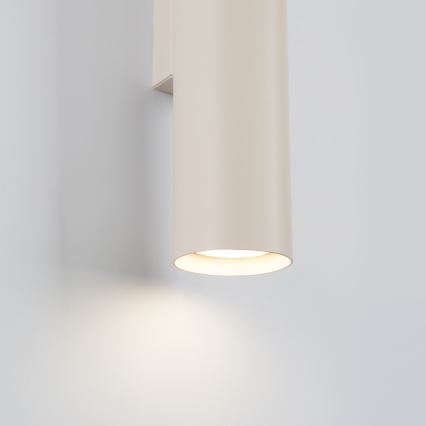 Vägglampa LAGOS 2xGU10/10W/230V grädde