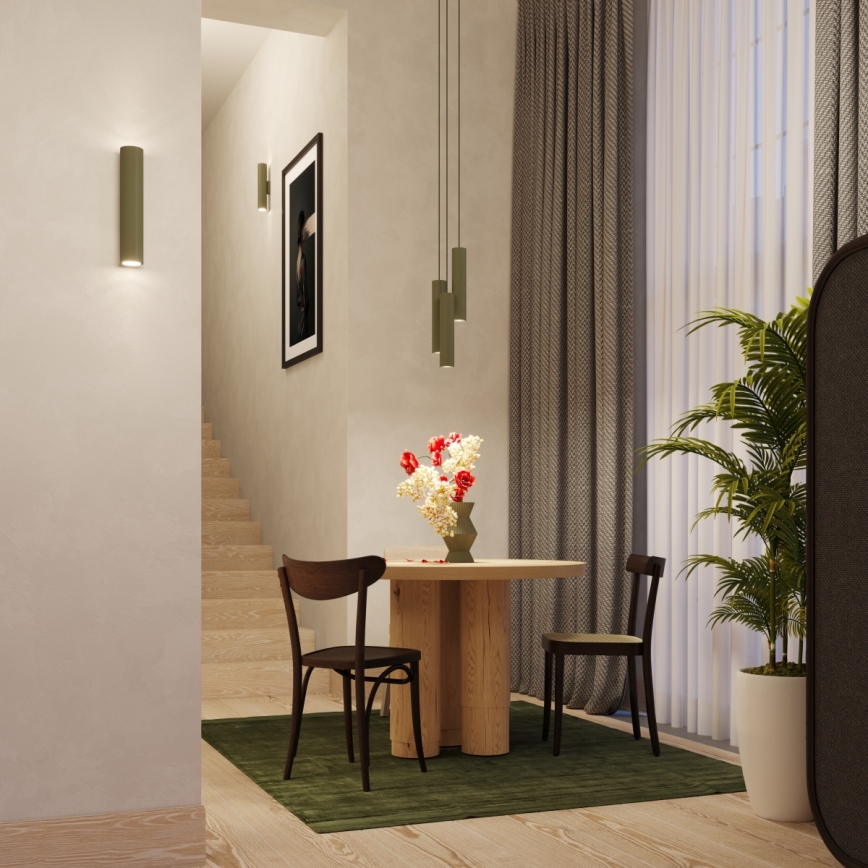 Vägglampa LAGOS 2xGU10/10W/230V grön