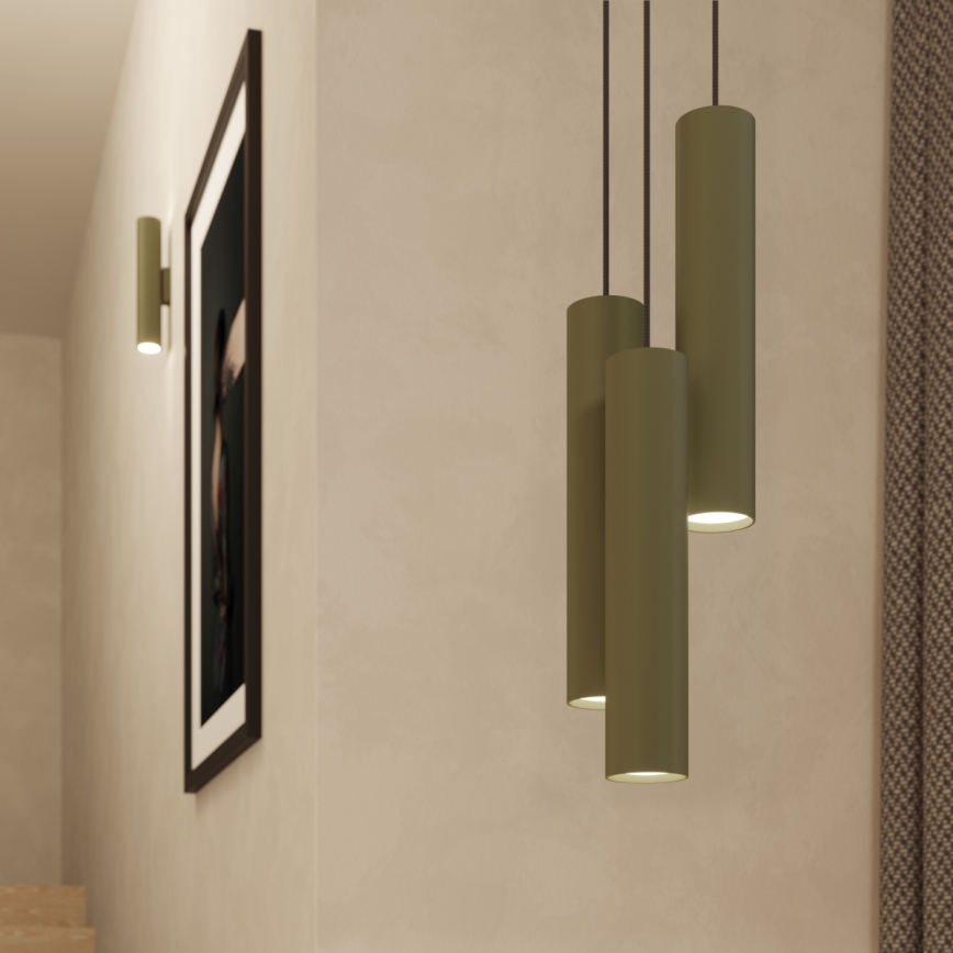 Vägglampa LAGOS 2xGU10/10W/230V grön