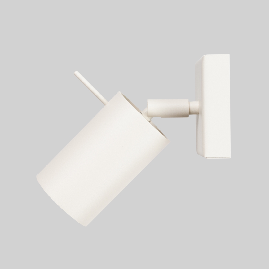 Väggspotlight RING 1xGU10/10W/230V grädde