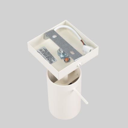 Väggspotlight RING 1xGU10/10W/230V grädde