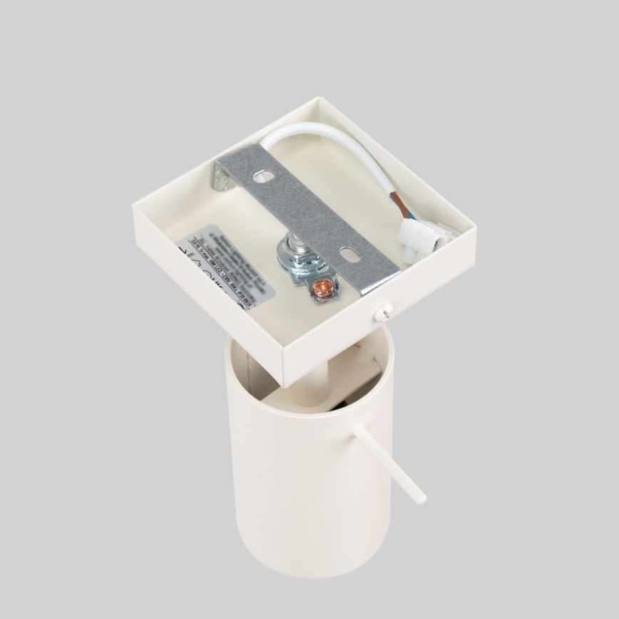 Väggspotlight RING 1xGU10/10W/230V grädde