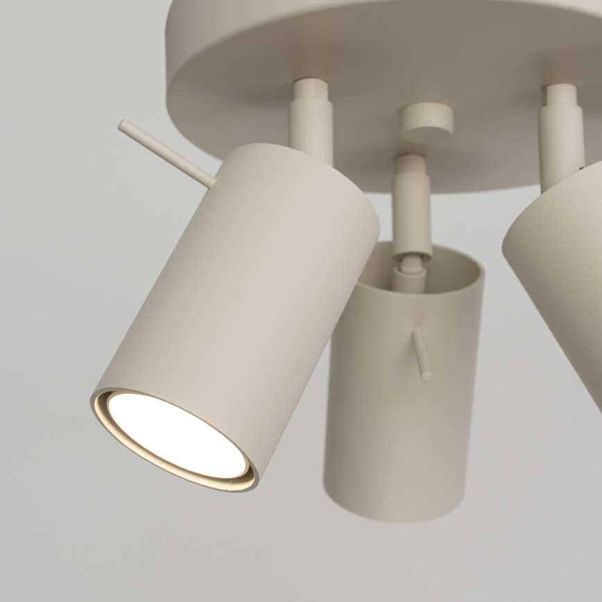 Spotlight RING 3xGU10/10W/230V grädde