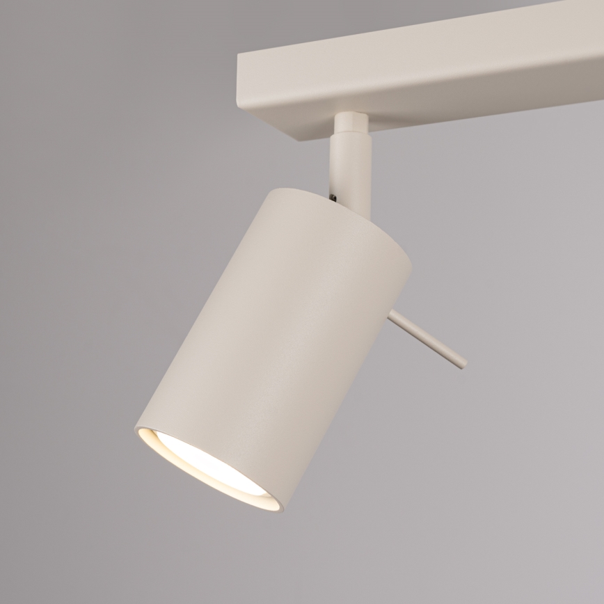 Spotlight RING 6xGU10/10W/230V grädde
