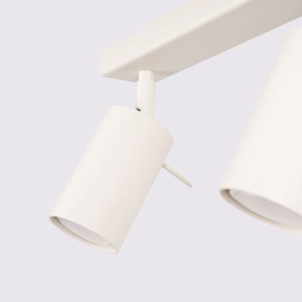 Spotlight RING 6xGU10/10W/230V grädde