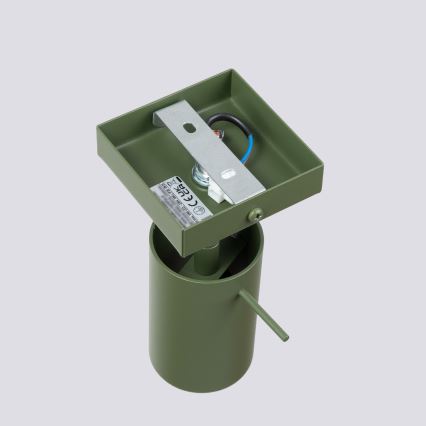 Väggspotlight RING 1xGU10/10W/230V grön