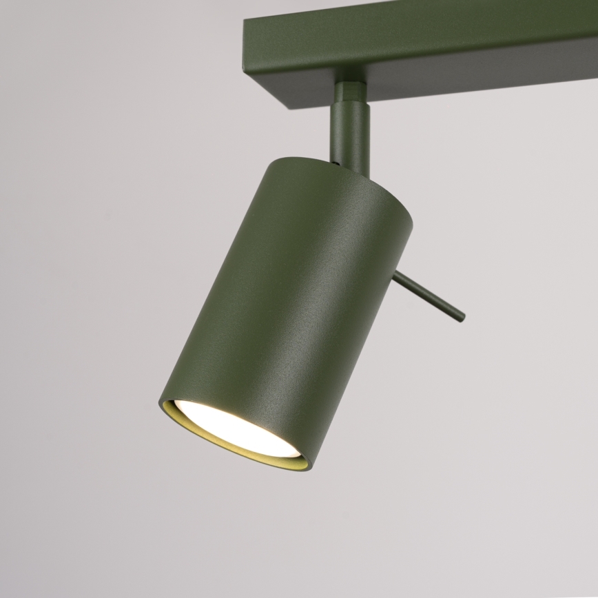 Spotlight RING 2xGU10/10W/230V grön
