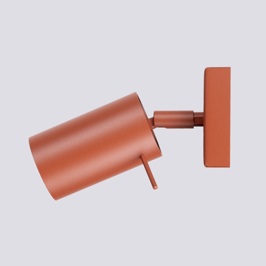 Väggspotlight RING 1xGU10/10W/230V röd