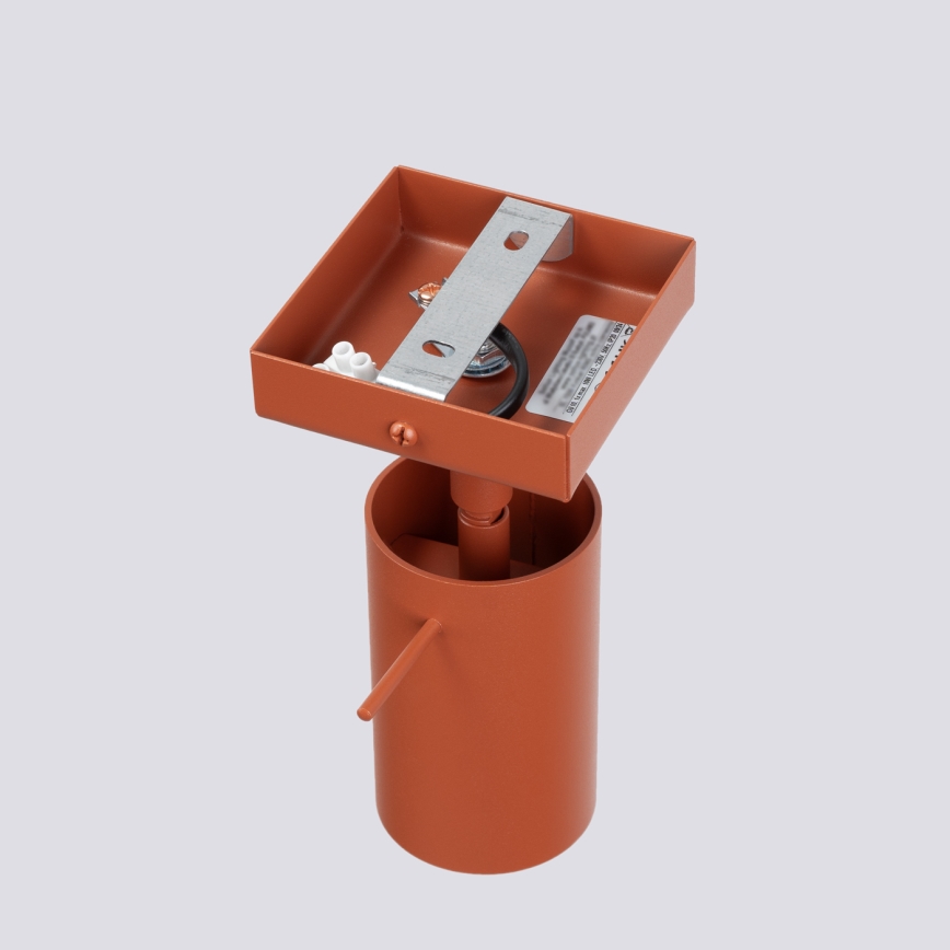 Väggspotlight RING 1xGU10/10W/230V röd