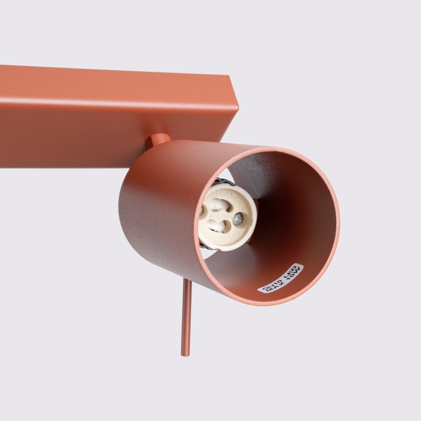 Spotlight RING 6xGU10/10W/230V röd