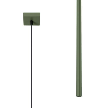 Ljuskrona med textilsladd PASTELO 1xG9/8W/230V grön
