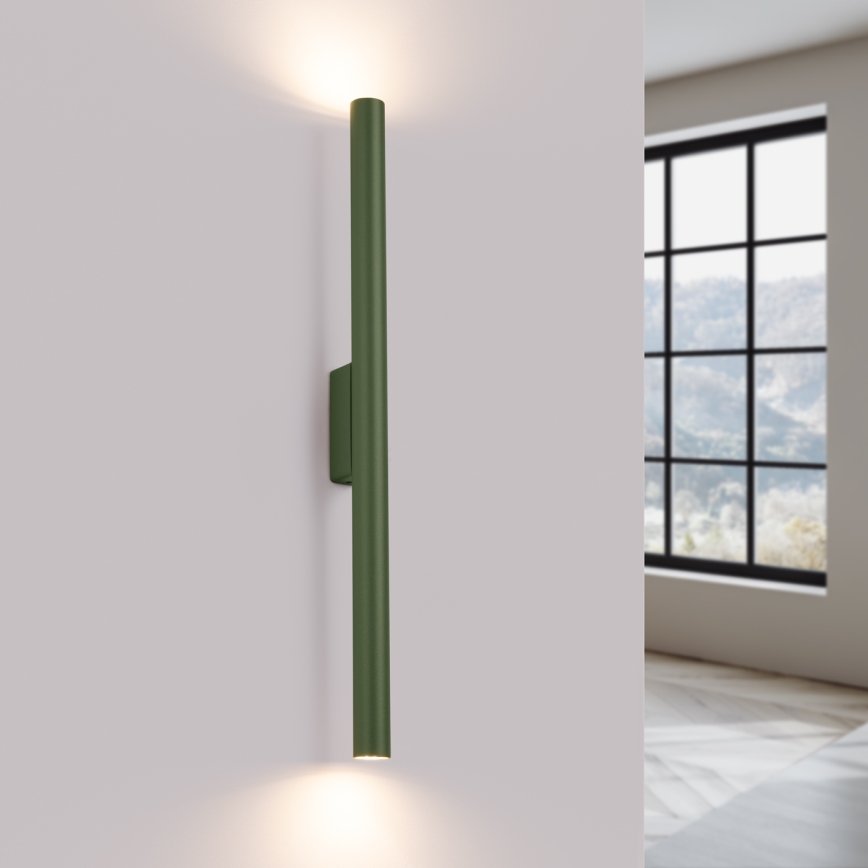 Vägglampa PASTELO 2xG9/8W/230V grön