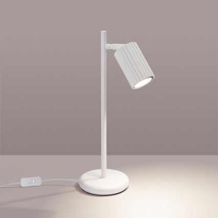 Bordslampa KARBON 1xGU10/10W/230V vit
