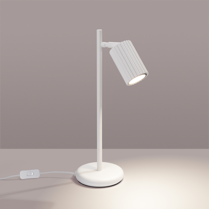 Bordslampa KARBON 1xGU10/10W/230V vit
