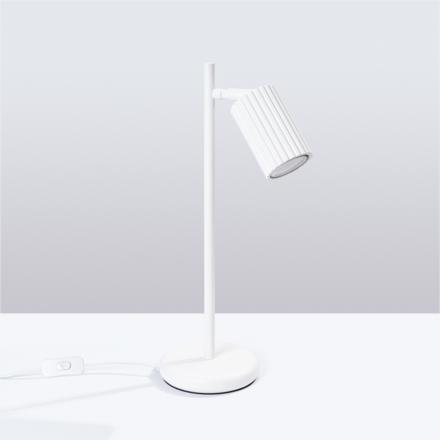 Bordslampa KARBON 1xGU10/10W/230V vit