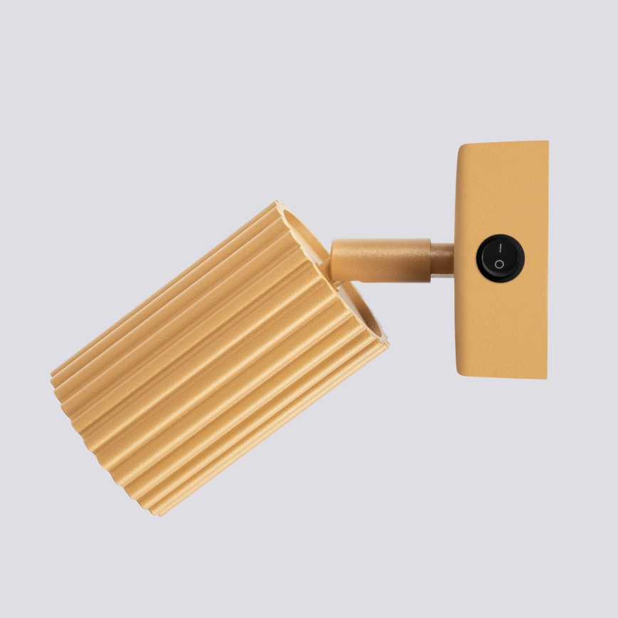 Väggspotlight KARBON 1xGU10/10W/230V guld