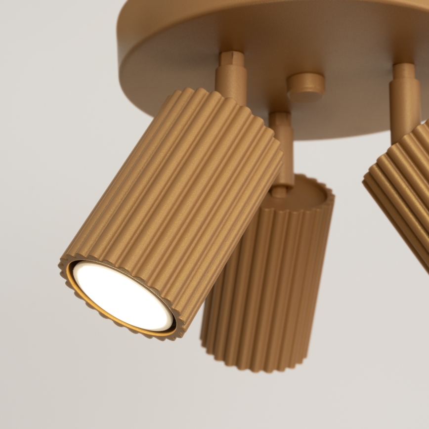 Spotlight KARBON 3xGU10/10W/230V guld