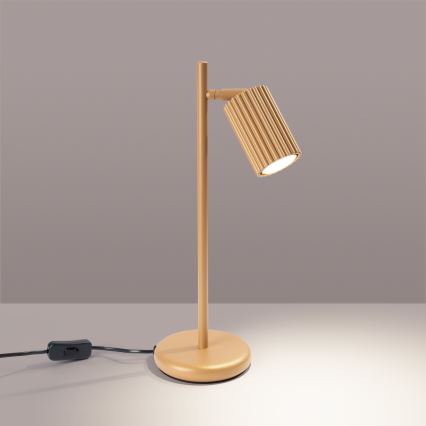 Bordslampa KARBON 1xGU10/10W/230V guld