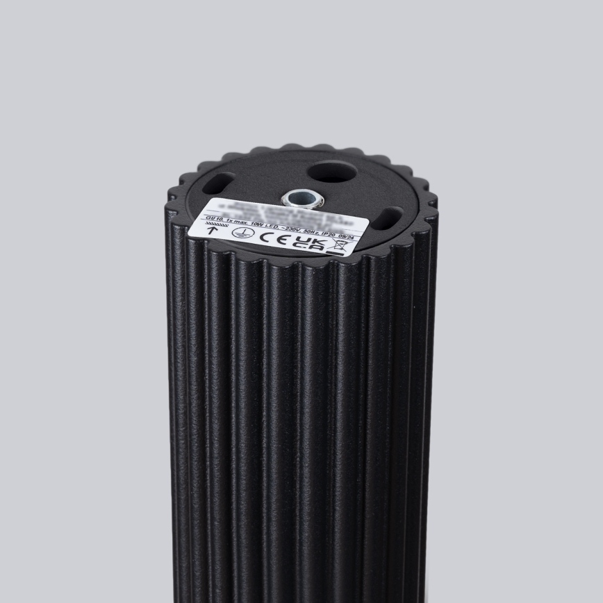 Spotlight KARBON 1xGU10/10W/230V 20 cm svart