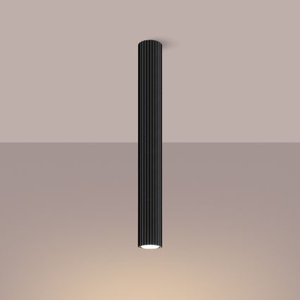 Spotlight KARBON 1xGU10/10W/230V 60 cm svart