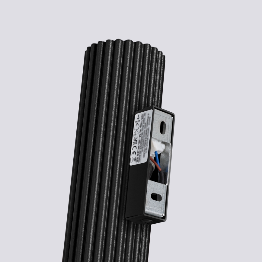 Vägglampa KARBON 2xGU10/10W/230V svart