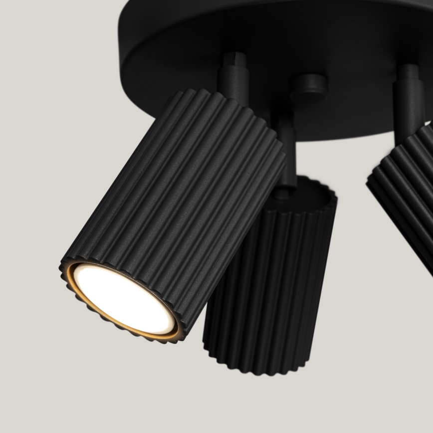 Spotlight KARBON 3xGU10/10W/230V svart