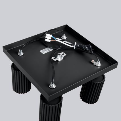 Spotlight KARBON 4xGU10/10W/230V svart