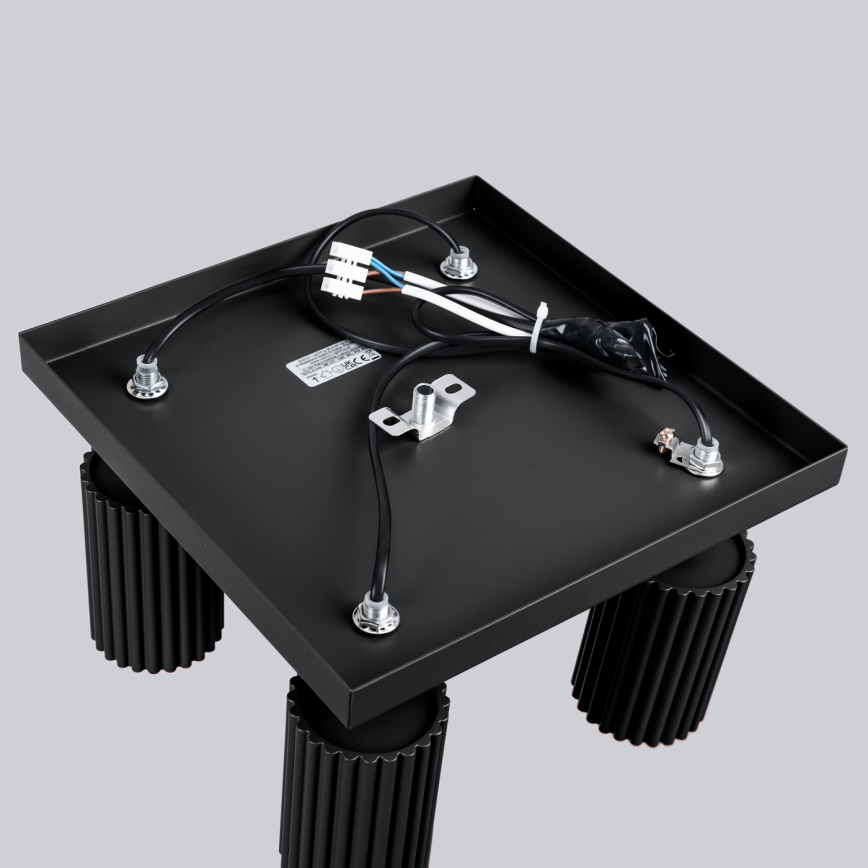 Spotlight KARBON 4xGU10/10W/230V svart