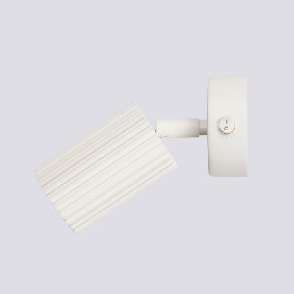 Väggspotlight KARBON 1xGU10/10W/230V grädde