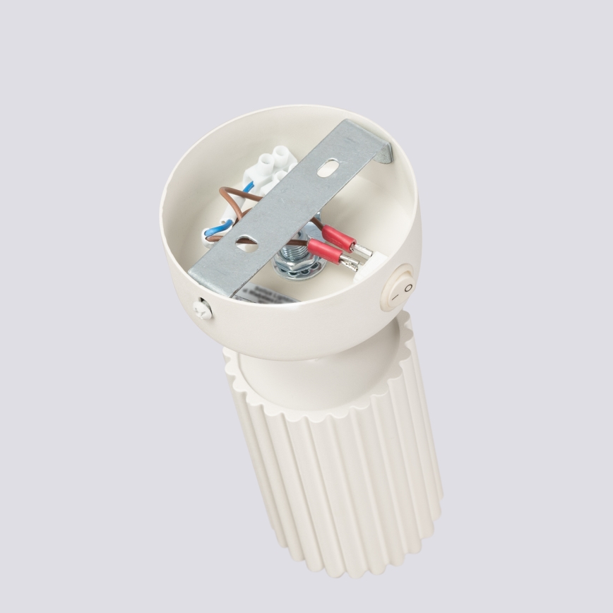 Väggspotlight KARBON 1xGU10/10W/230V grädde