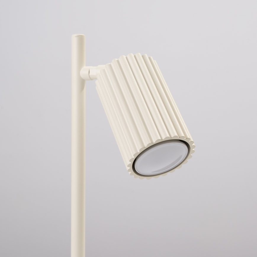 Bordslampa KARBON 1xGU10/10W/230V grädde