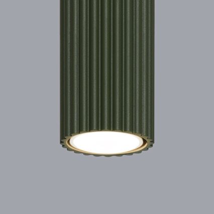 Spotlight KARBON 1xGU10/10W/230V 20 cm grön