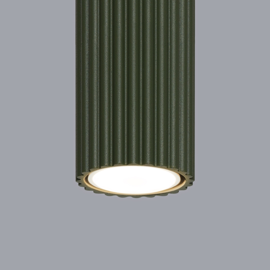 Spotlight KARBON 1xGU10/10W/230V 20 cm grön