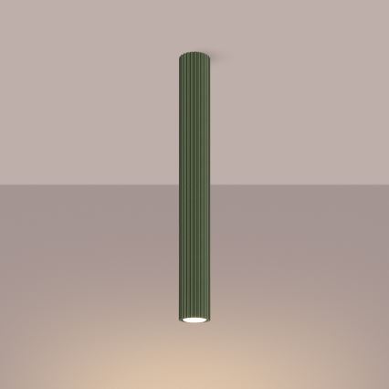 Spotlight KARBON 1xGU10/10W/230V 60 cm grön
