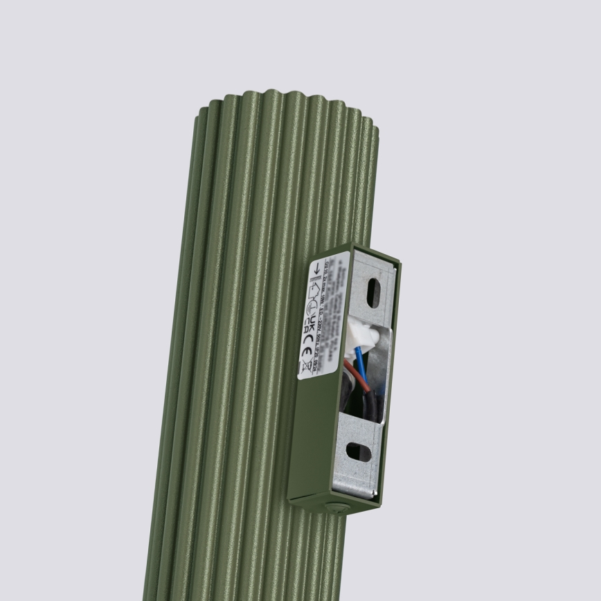 Vägglampa KARBON 2xGU10/10W/230V grön