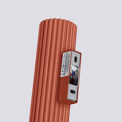 Vägglampa KARBON 2xGU10/10W/230V röd
