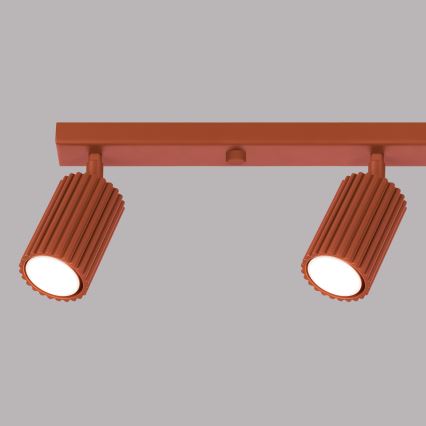 Spotlight KARBON 4xGU10/10W/230V röd