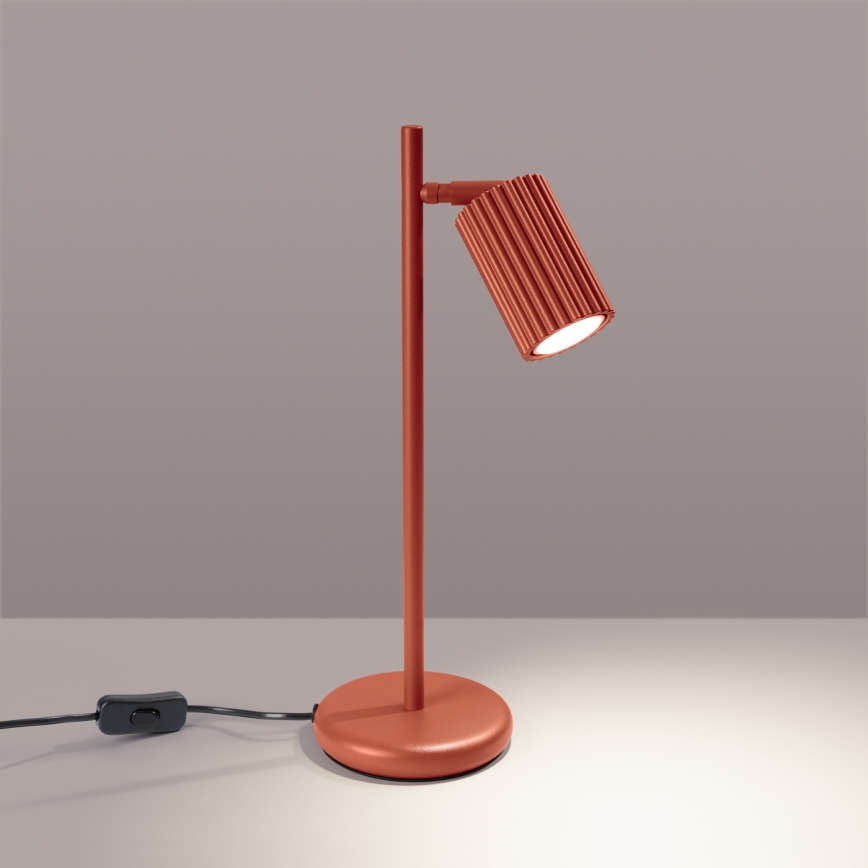Bordslampa KARBON 1xGU10/10W/230V röd